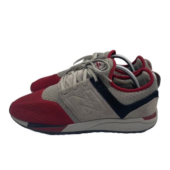 New Balance 247 Running Shoes Casual Grey Red Mens Size 9 main image 7